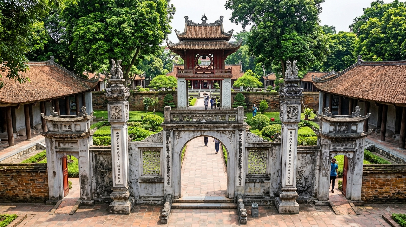 Temple of Literature in Hanoi